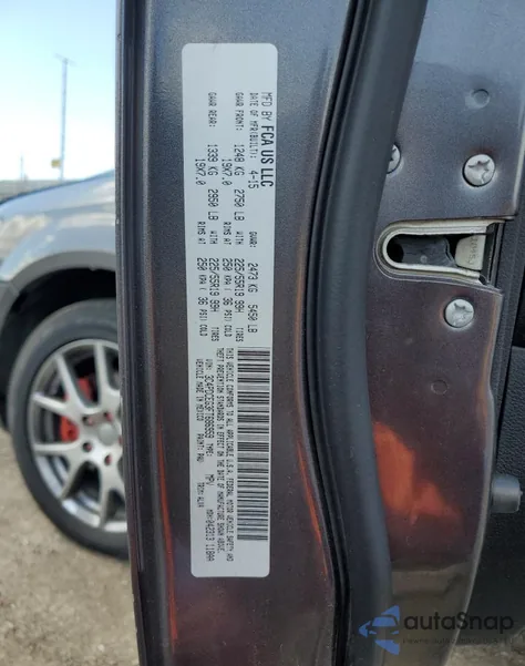 2015 Dodge Journey R/T from USA, damaged, VIN 3C4PDCEG3FT686959